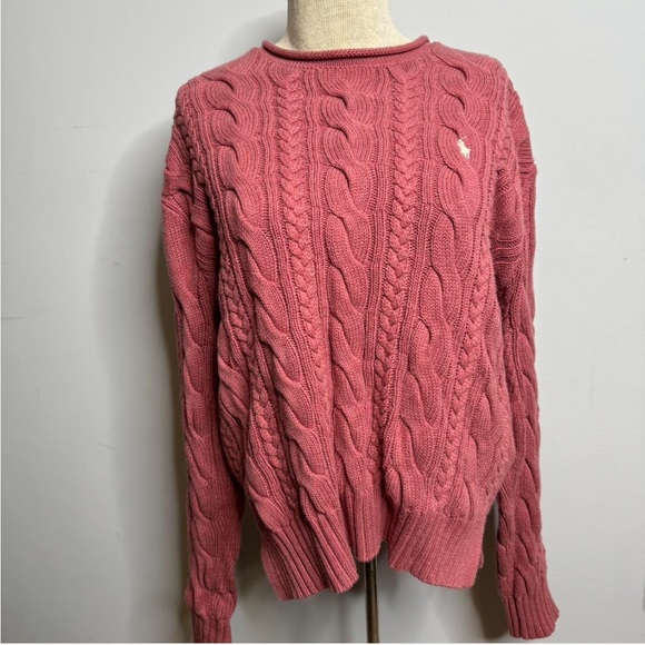 Polo Ralph Pink Sweater - Picture 1 of 4